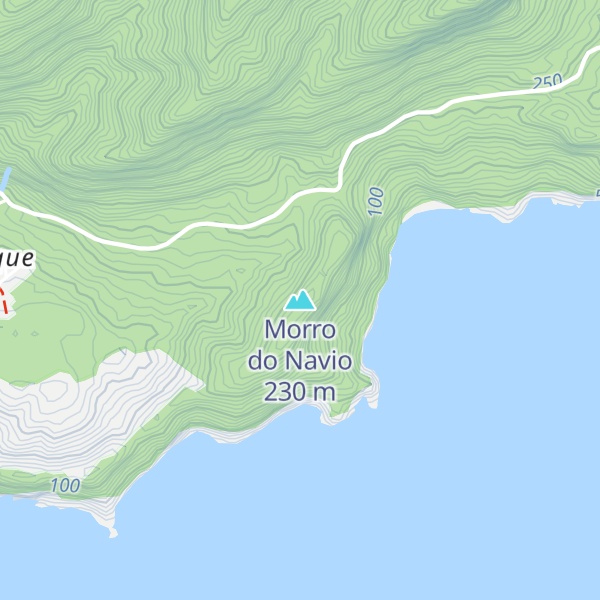 Map of Morro do Navio