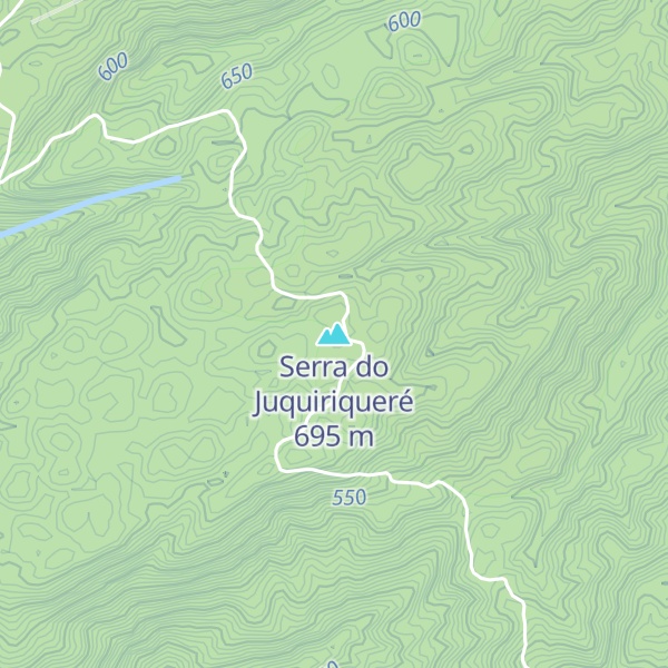 Map of Serra do Juquiriqueré
