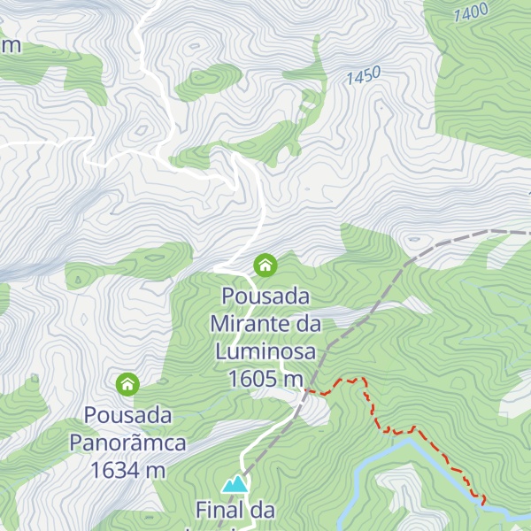 Map of Pousada Mirante da Luminosa