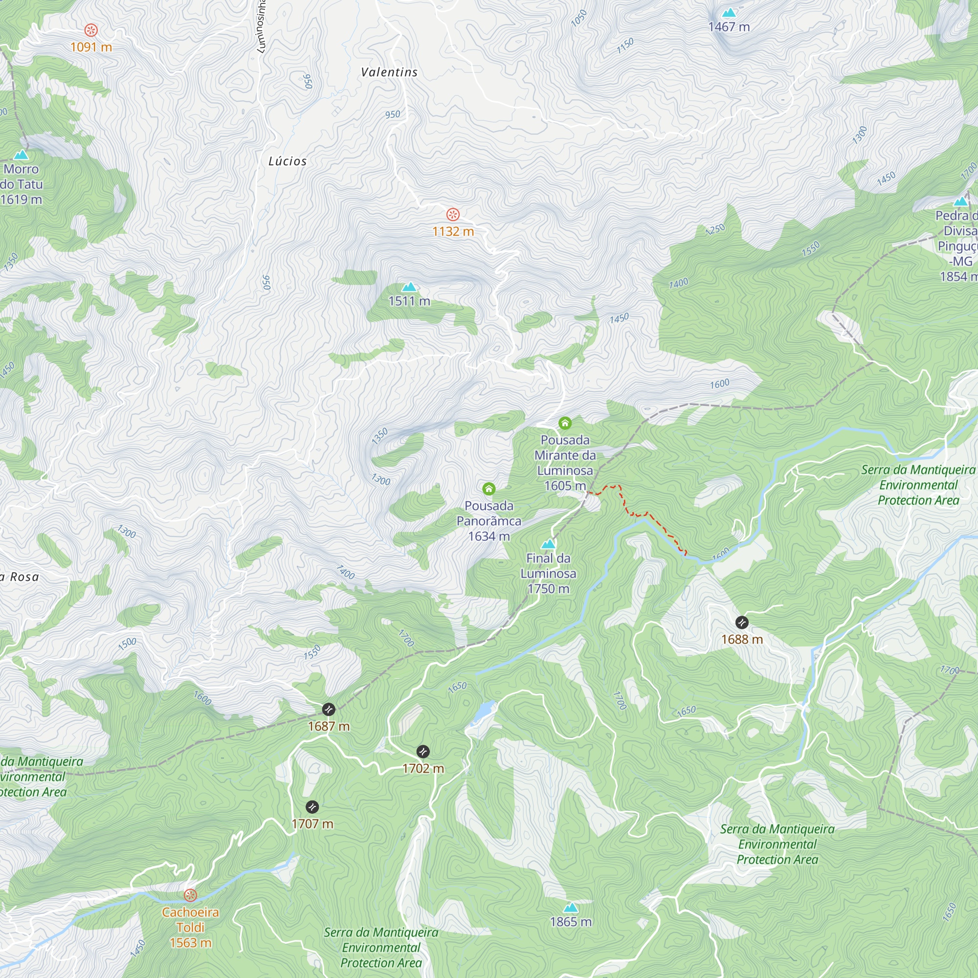 Pousada Panorãmca map