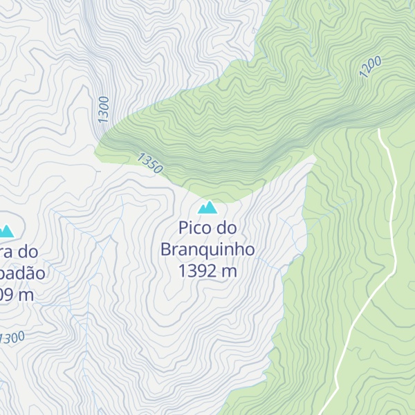 Map of Pico do Branquinho
