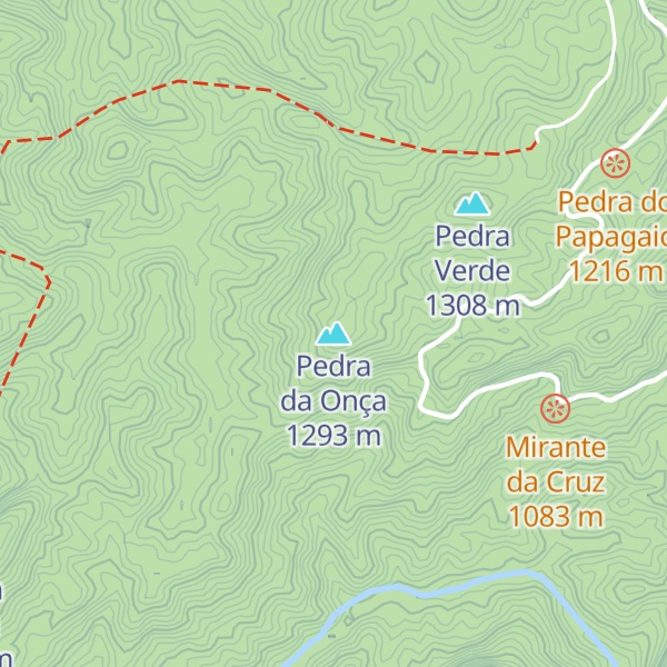 Map of Pedra da Onça