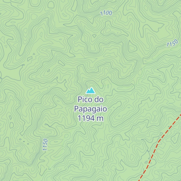 Map of Pico do Papagaio