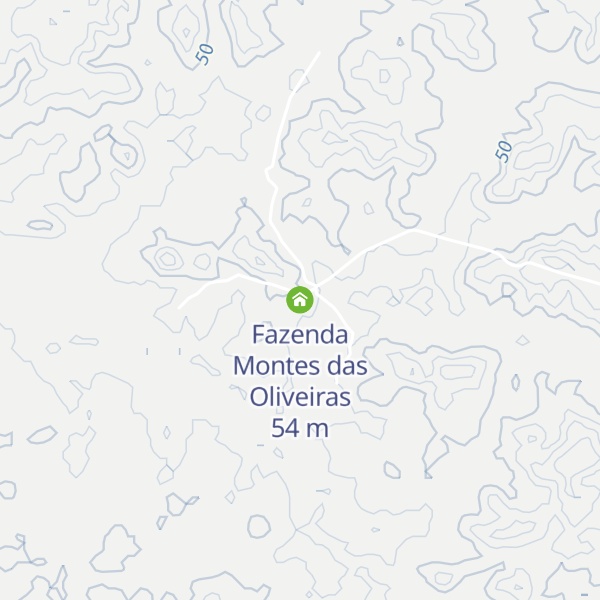 Map of Fazenda Montes das Oliveiras