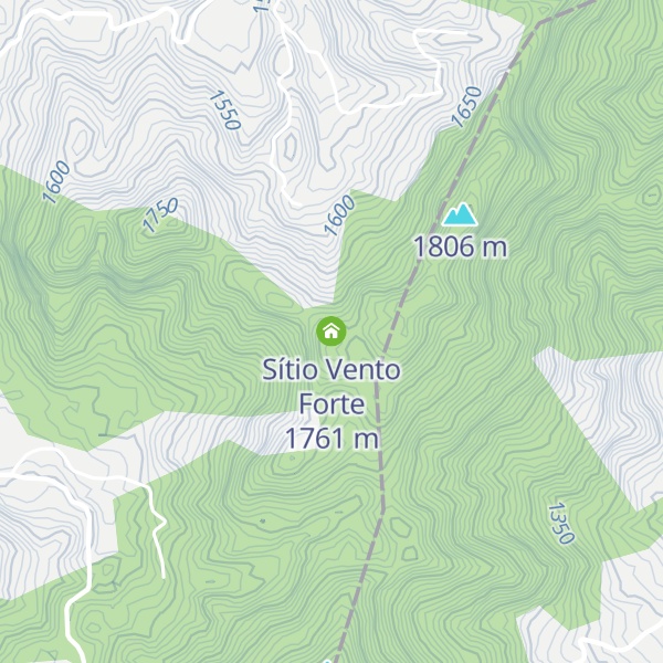 Map of Sítio Vento Forte