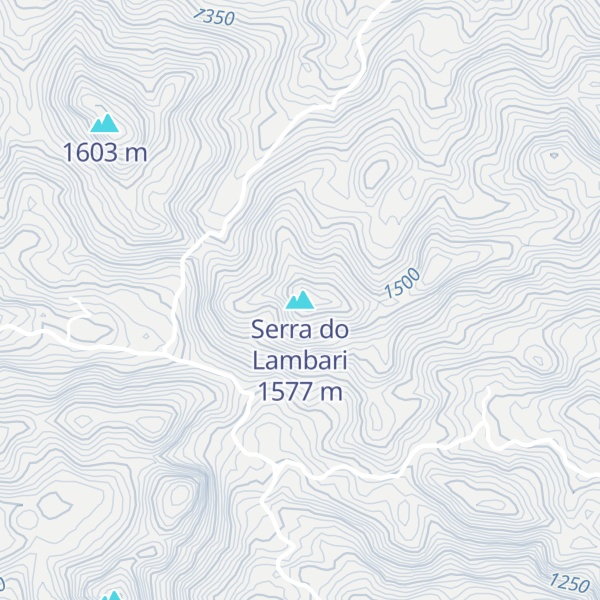 Map of Serra do Lambari