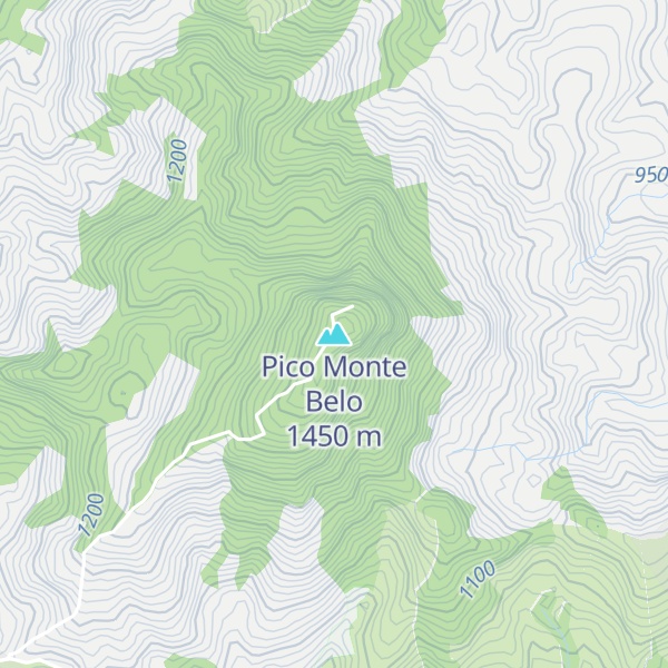 Map of Pico Monte Belo