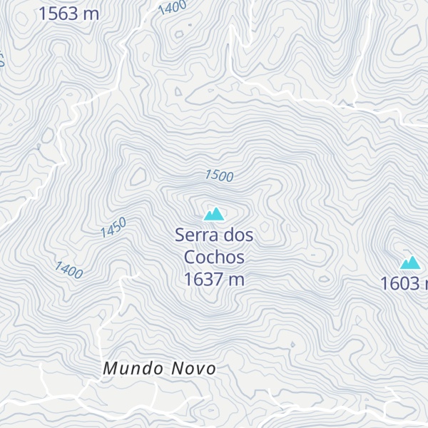 Map of Serra dos Cochos