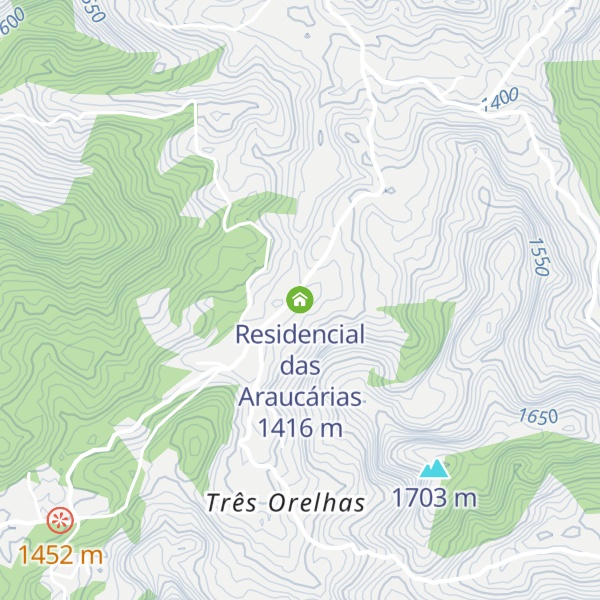 Map of Residencial das Araucárias