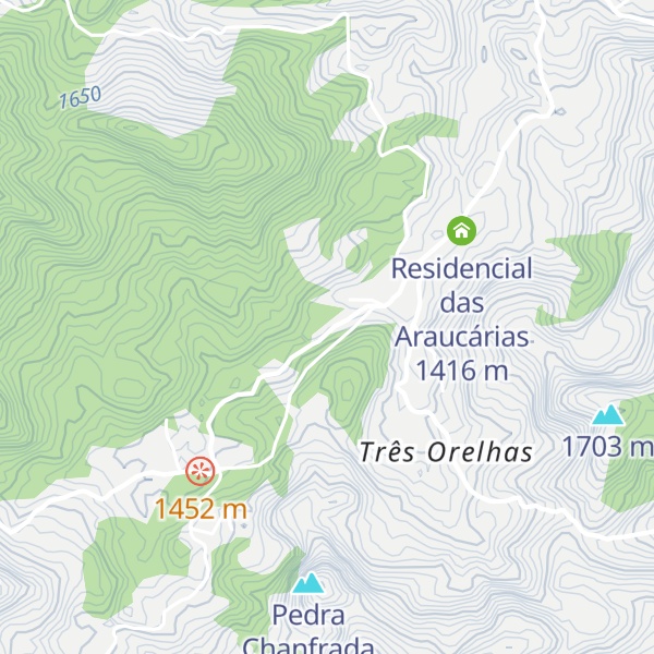 Map of Pousada Passaredo