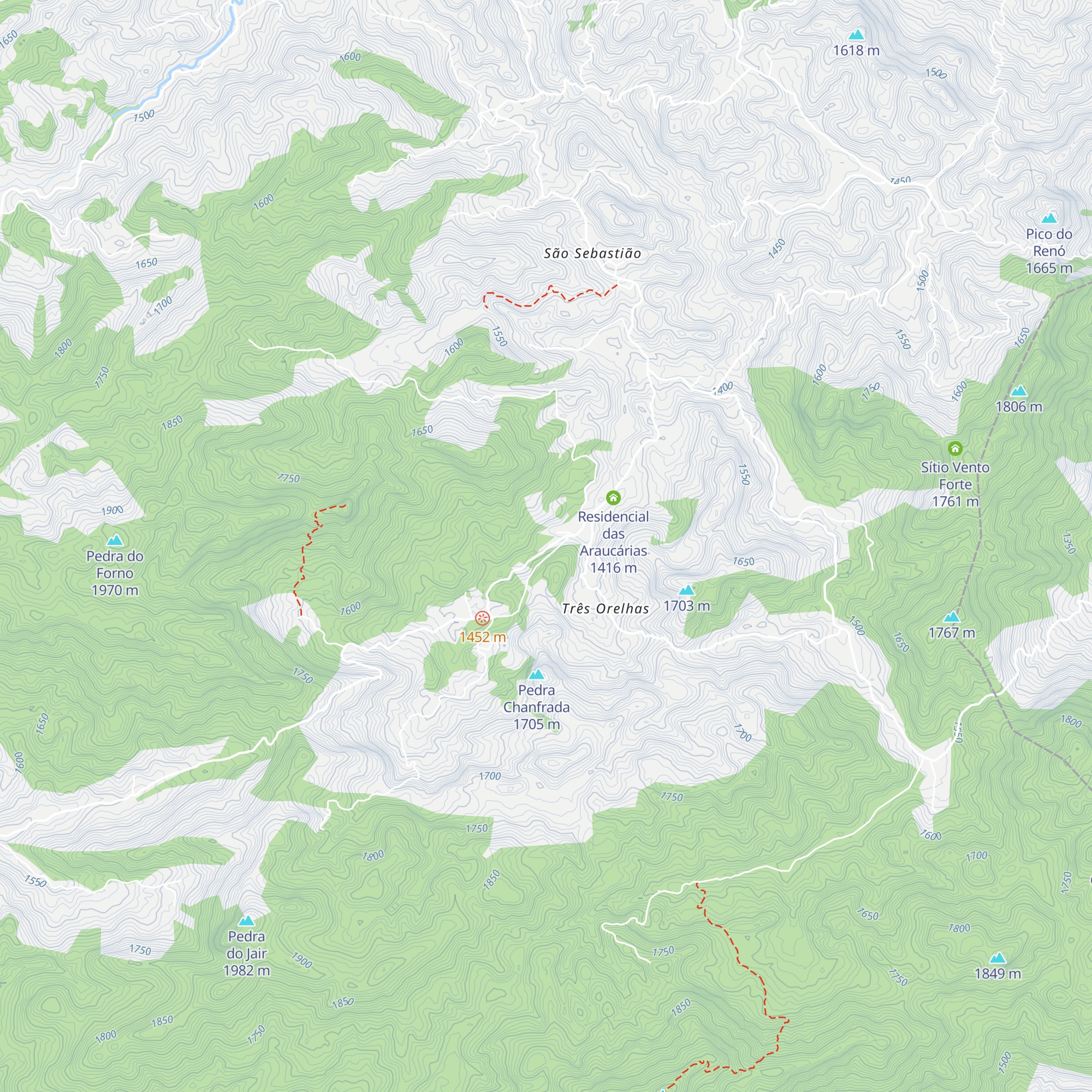 Pousada Passaredo map