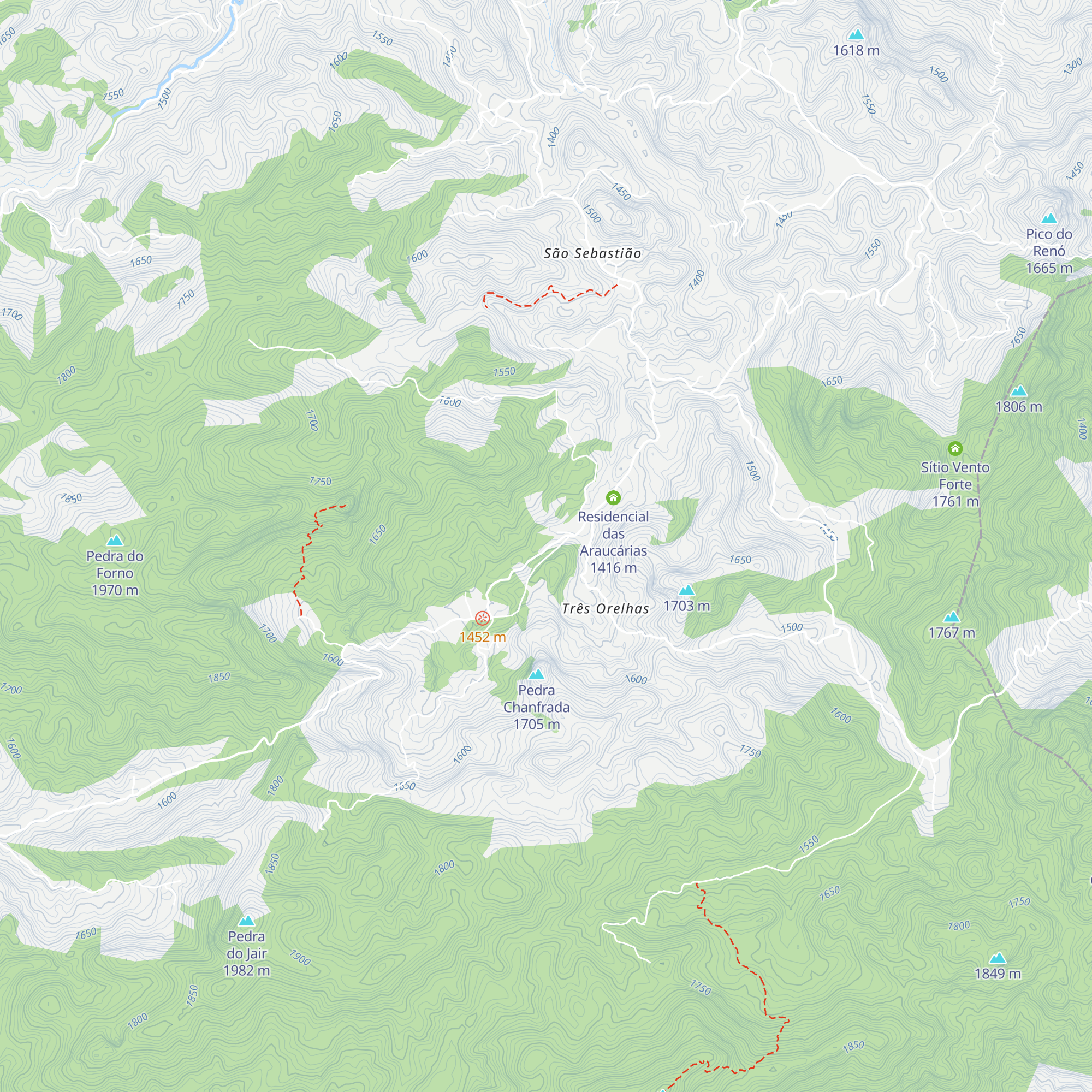 Pousada Passaredo map