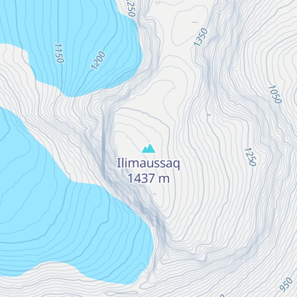Map of Ilimaussaq