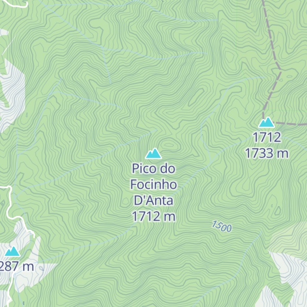 Map of Pico do Focinho D'Anta