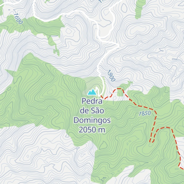 Map of Pedra de São Domingos