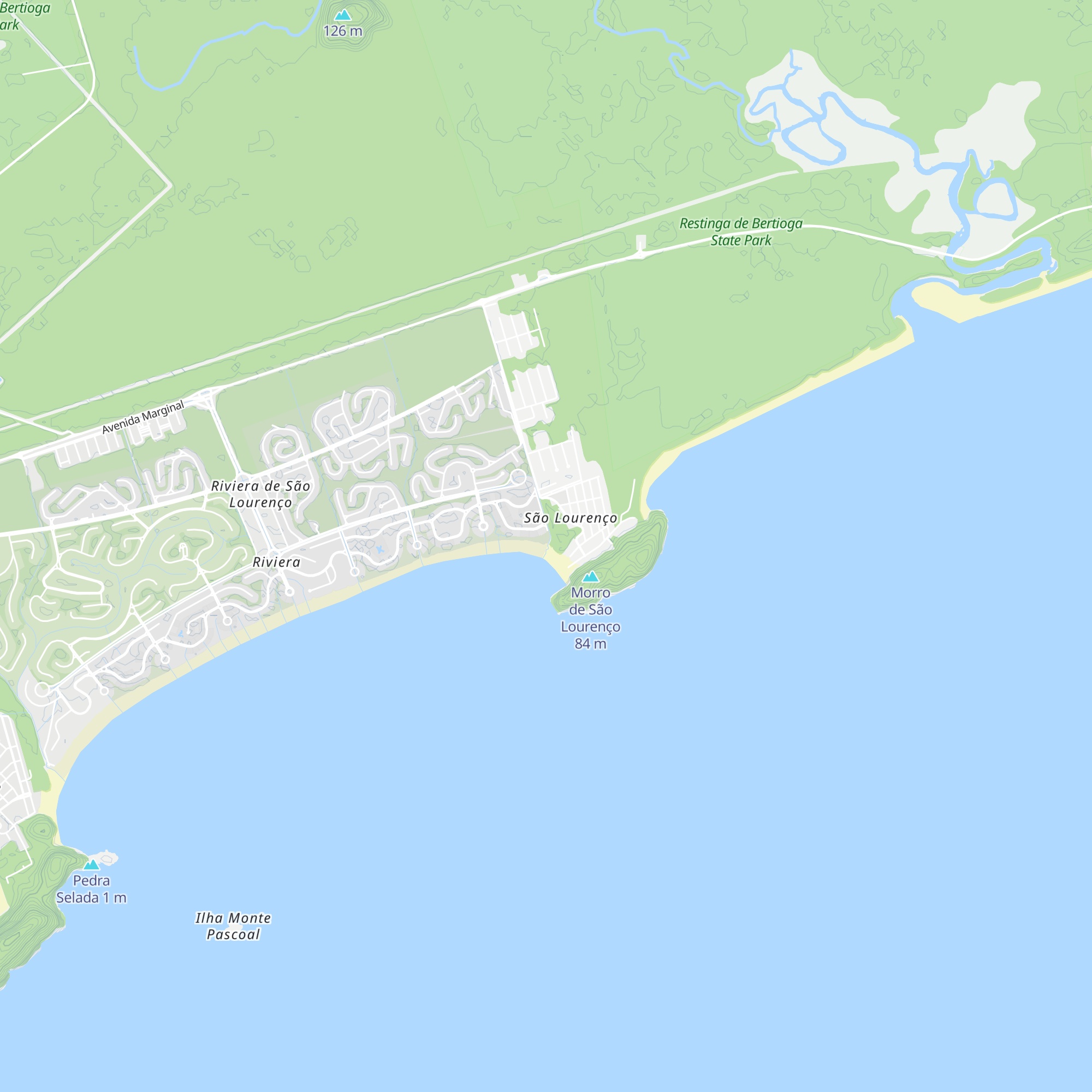 Bertioga map