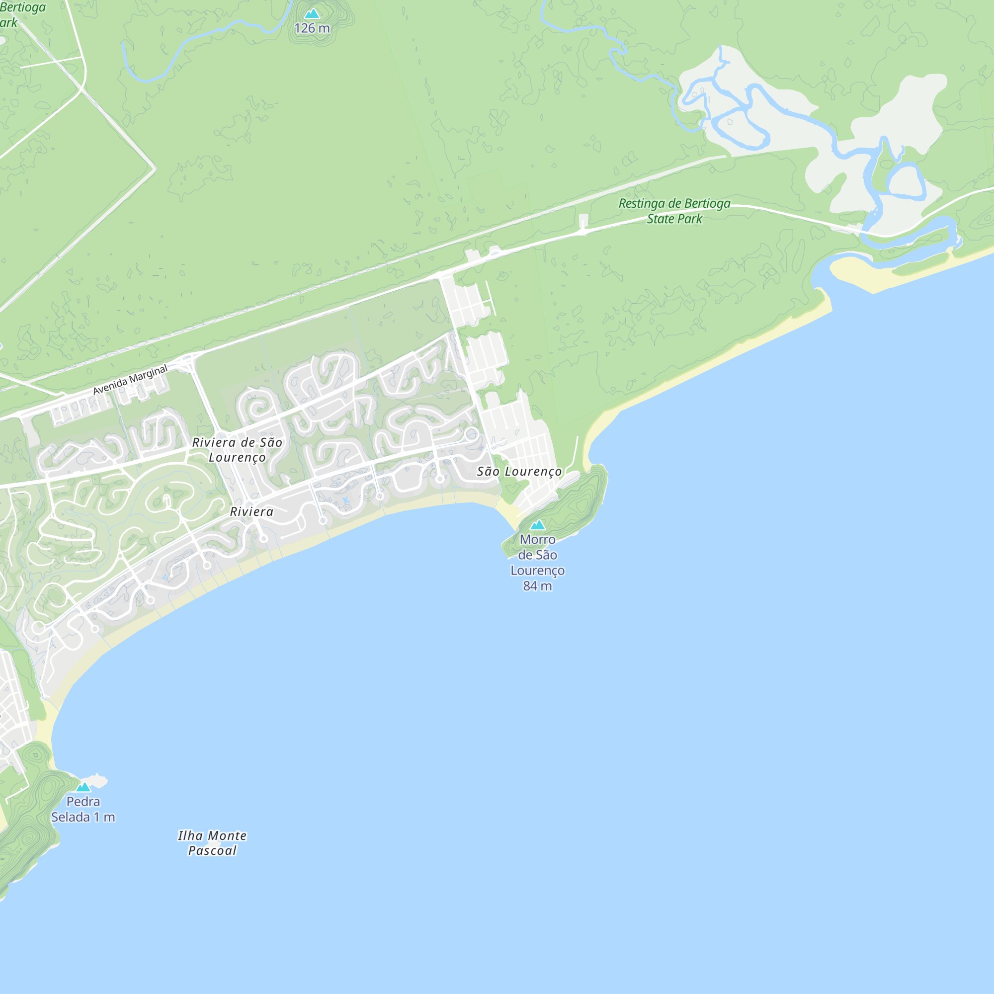 Bertioga map