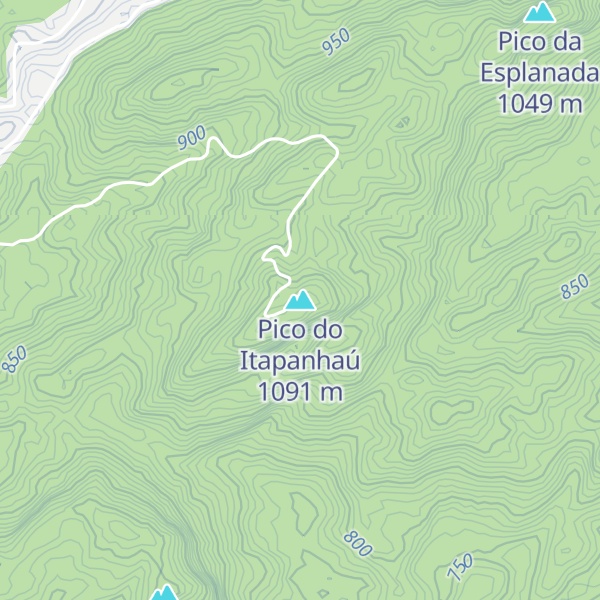 Map of Pico do Itapanhaú