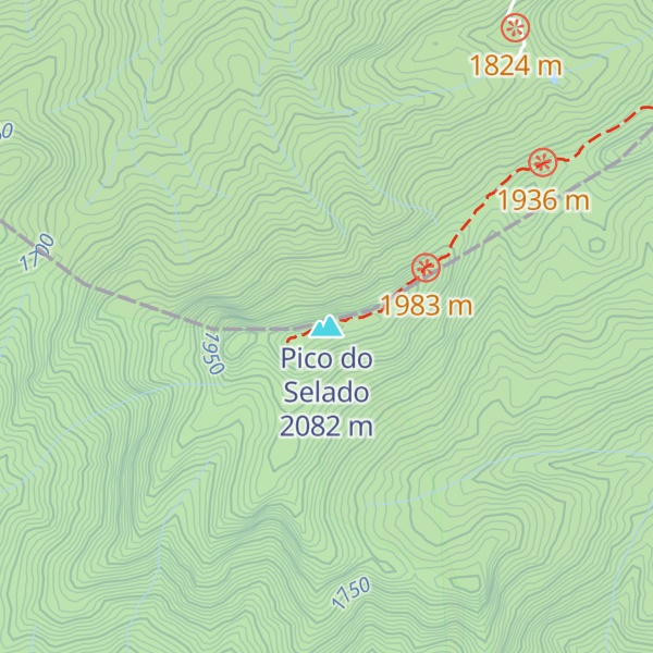 Map of Pico do Selado