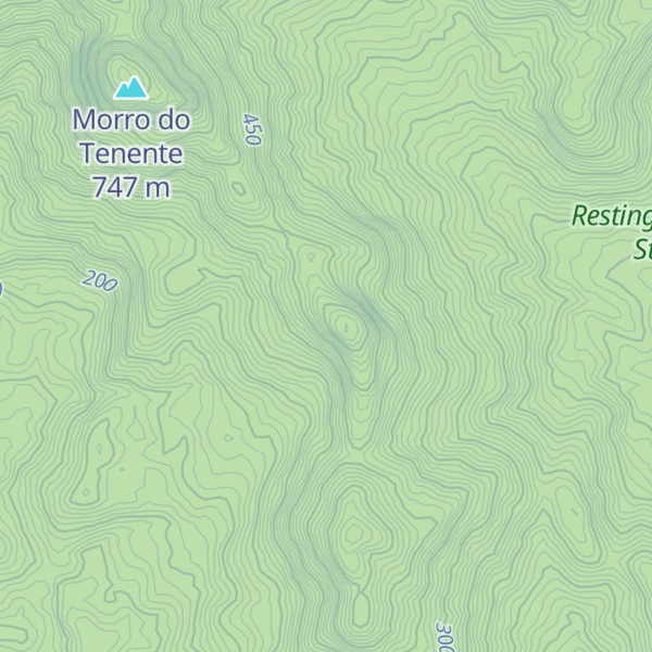 Map of Morro Cabeça de Nego