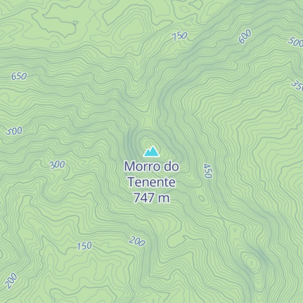 Map of Morro do Tenente