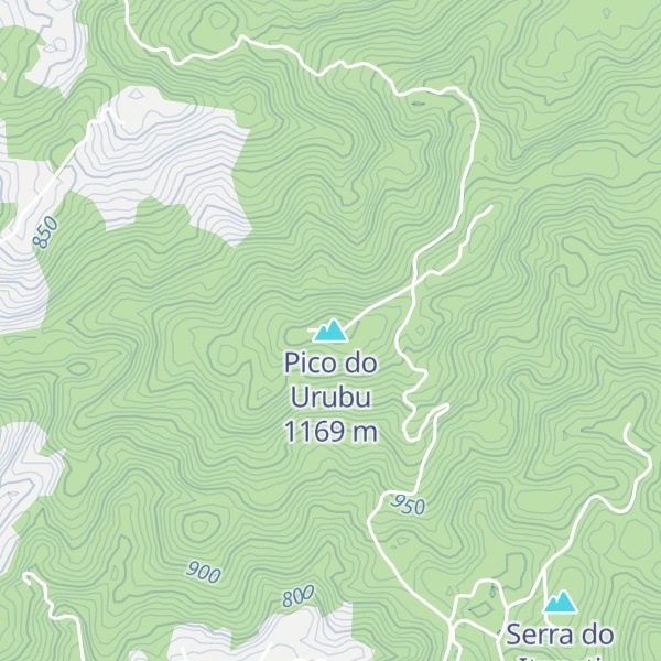 Map of Pico do Urubu
