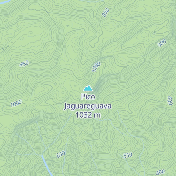 Map of Pico Jaguareguava