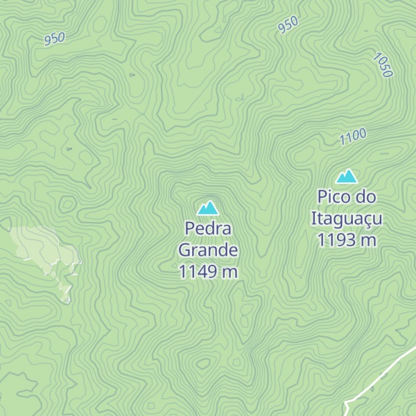 Map of Pedra Grande