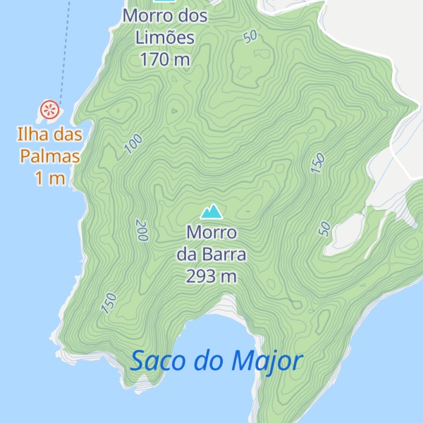 Map of Morro da Barra