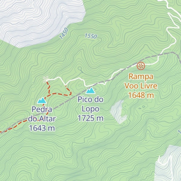 Map of Pico do Lopo