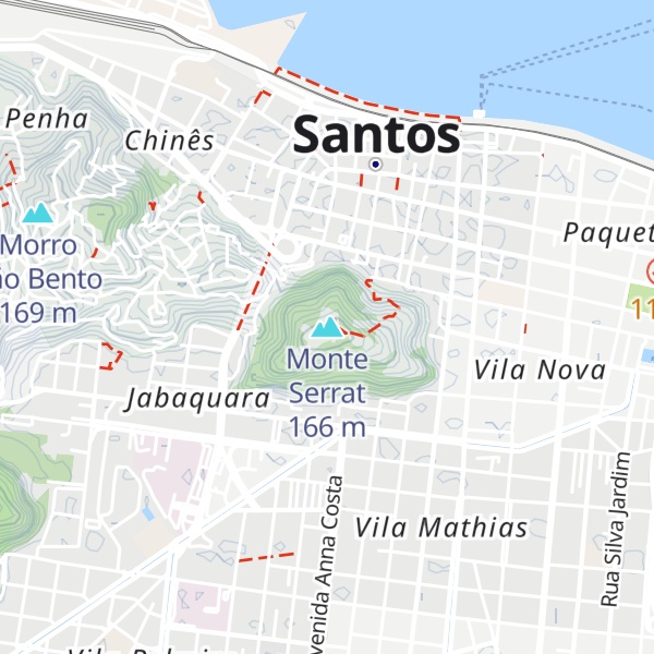 Map of Monte Serrat