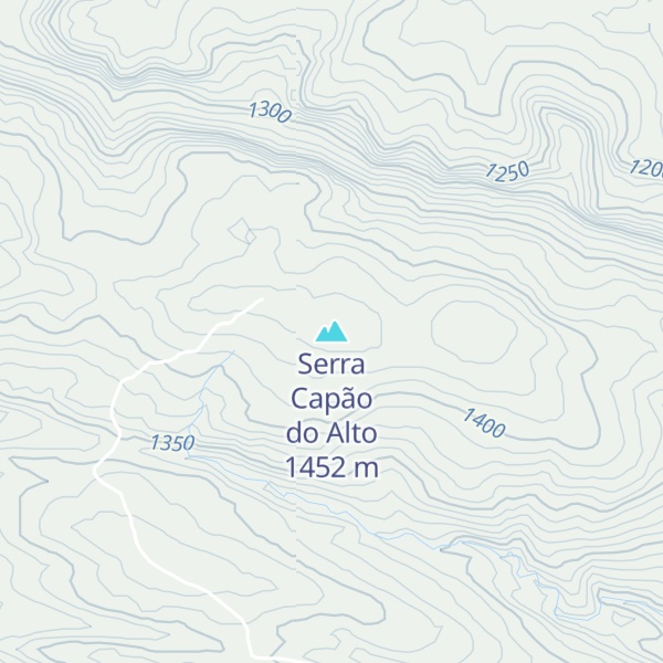 Map of Serra Capão do Alto