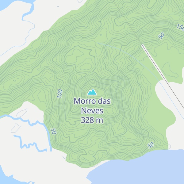 Map of Morro das Neves