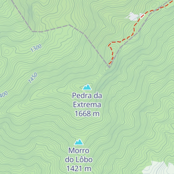 Map of Pedra da Extrema