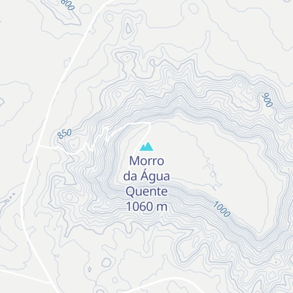 Map of Morro da Água Quente