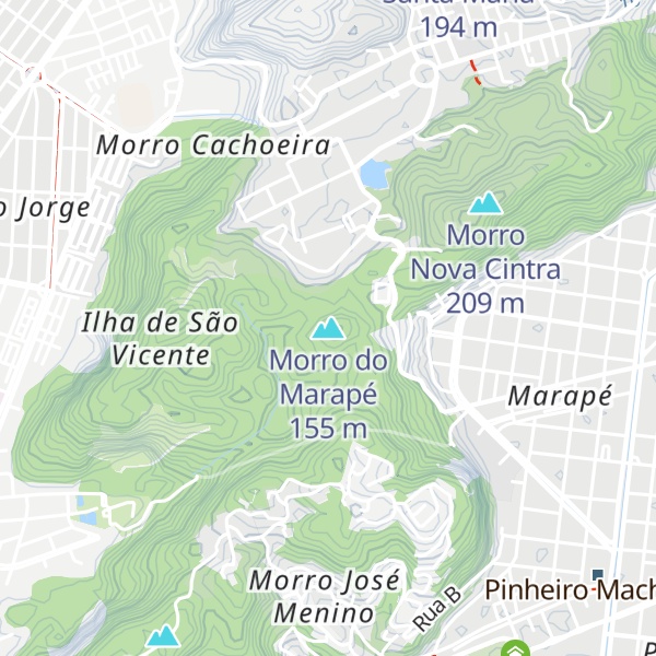 Map of Morro do Marapé