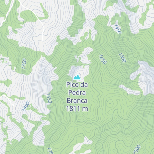 Map of Pico da Pedra Branca