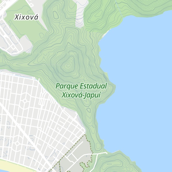 Map of Morro Xixova Pequeno