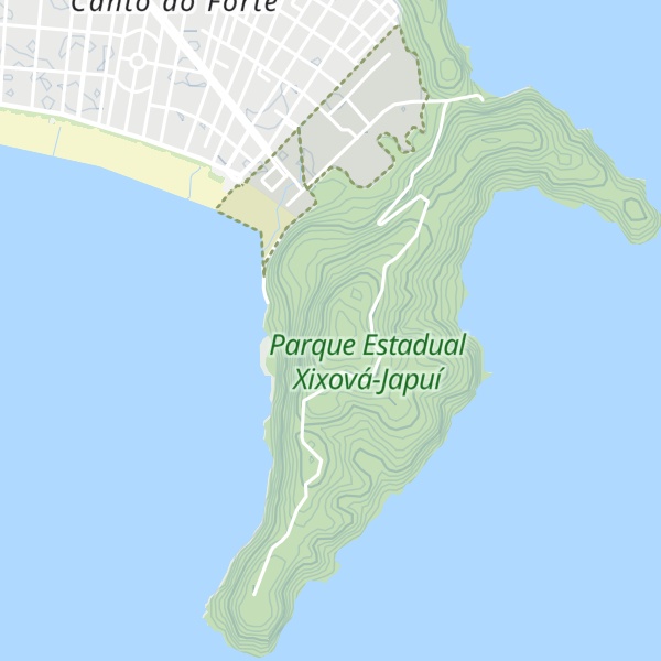 Map of Morro do Itaipu