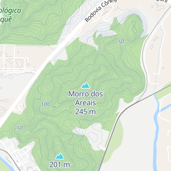 Map of Morro dos Areais