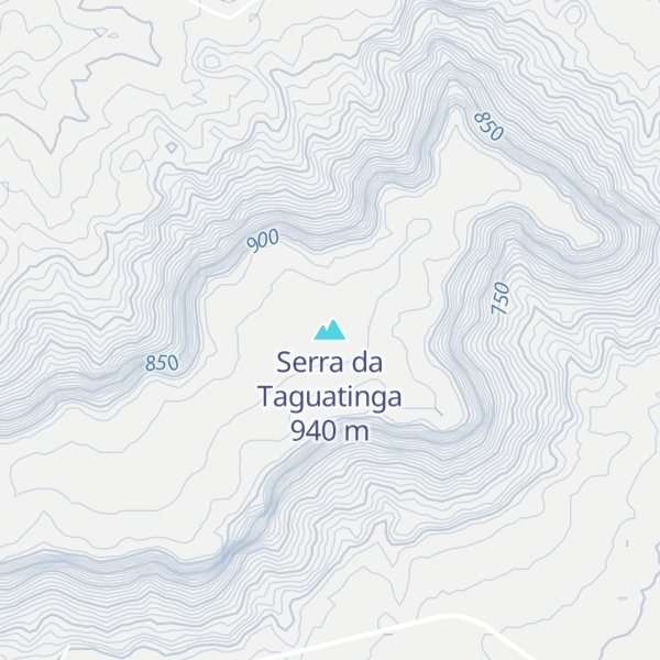 Map of Serra da Taguatinga