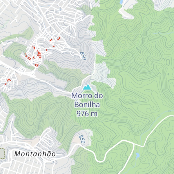 Map of Morro do Bonilha