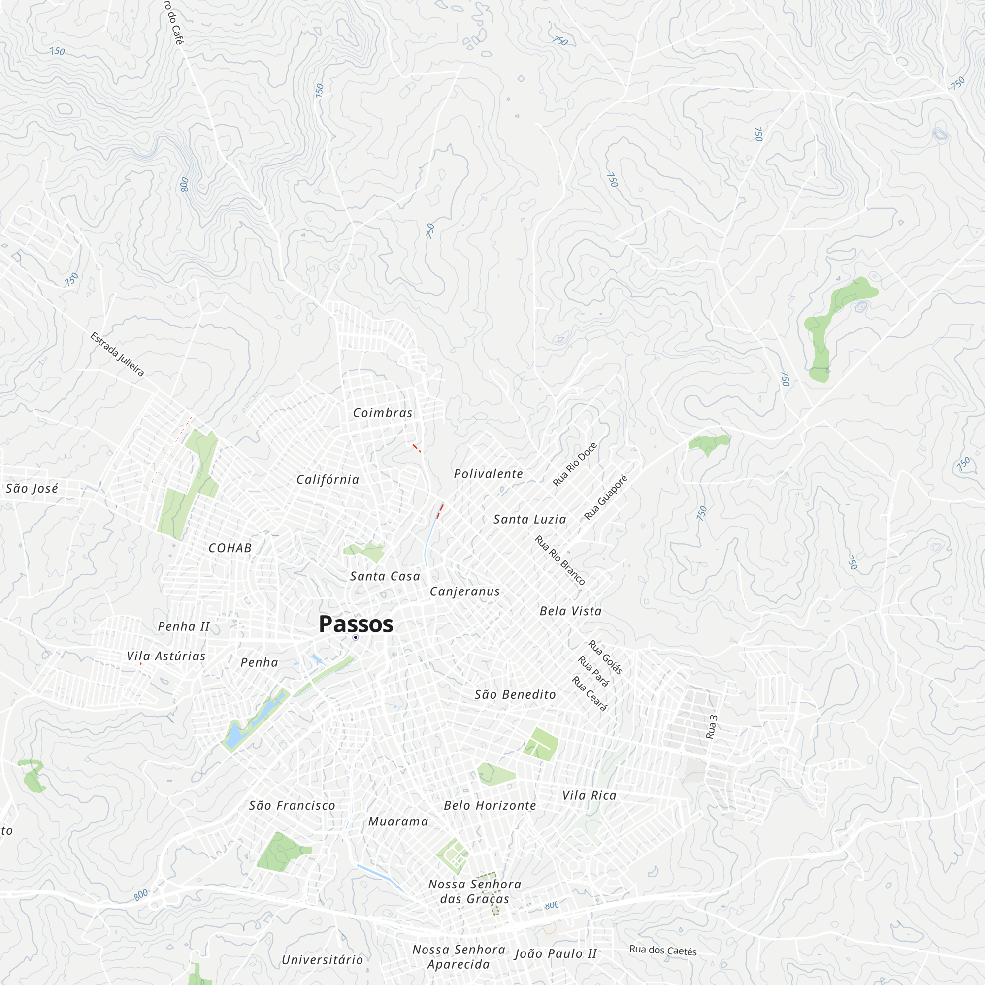 Casa do Ebersom em passos map