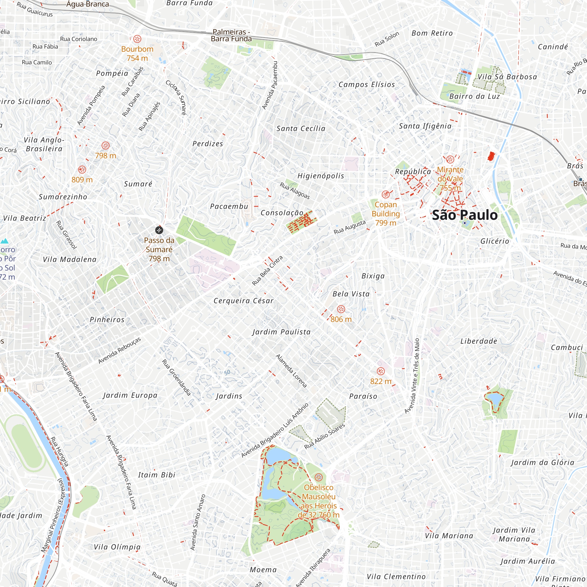 Tourism Information map