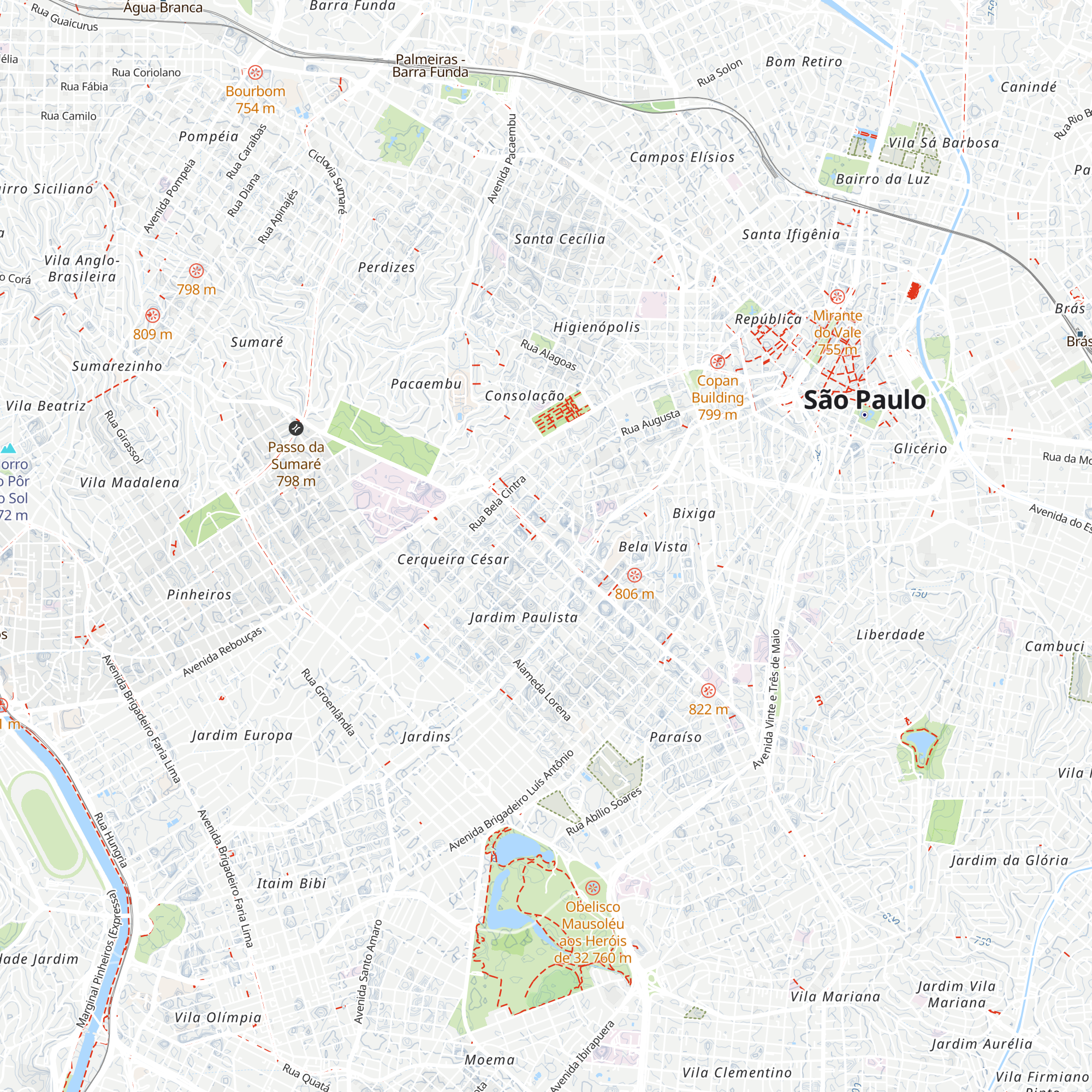 Tourism Information map