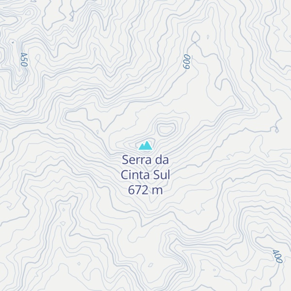 Map of Serra da Cinta Sul