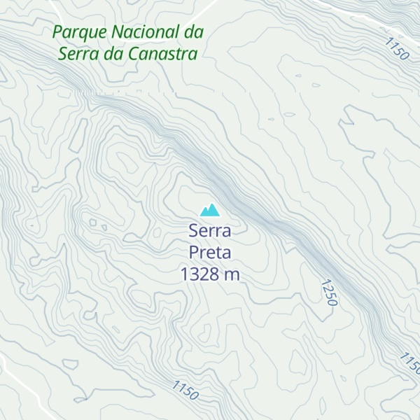 Map of Serra Preta