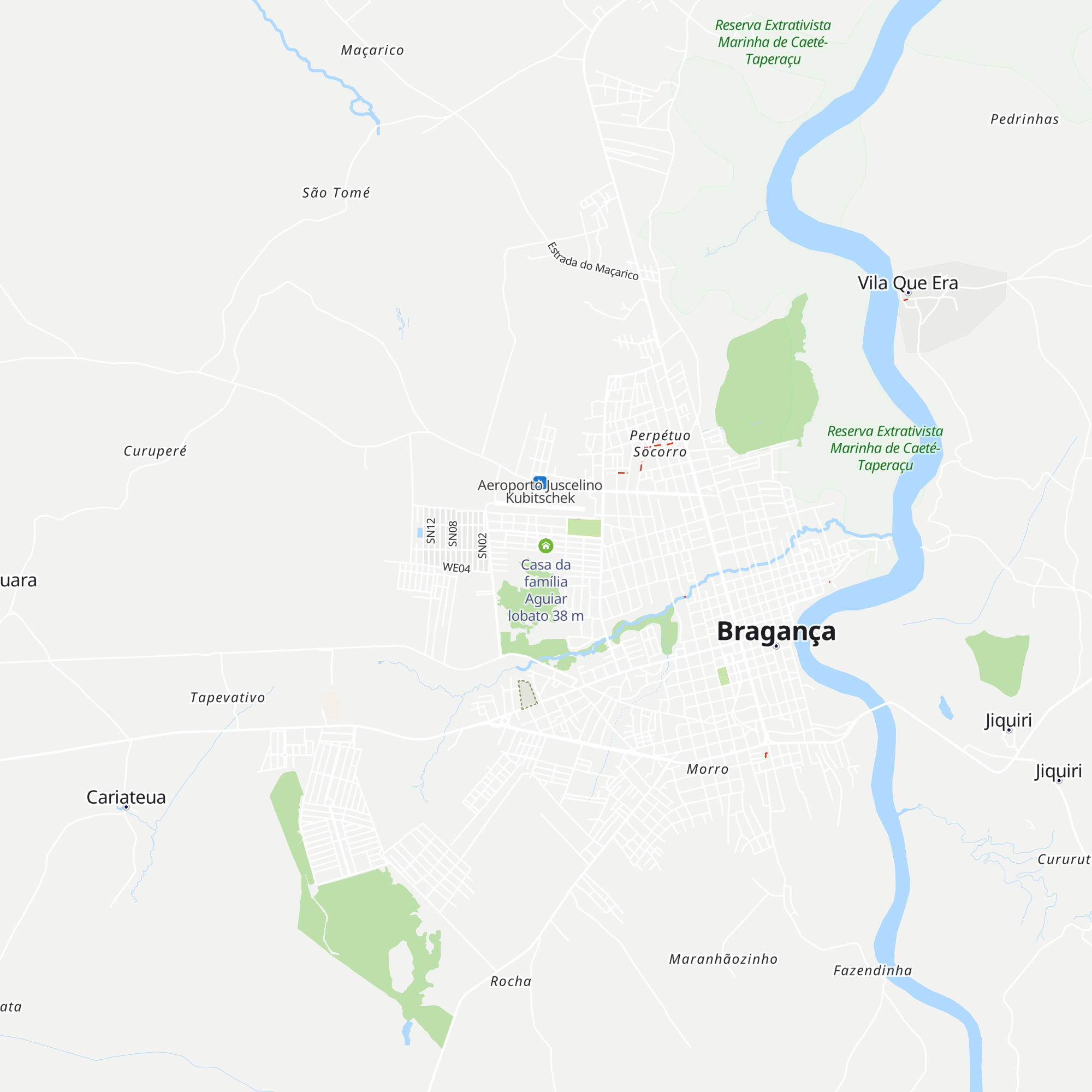 Casa da família Aguiar lobato map
