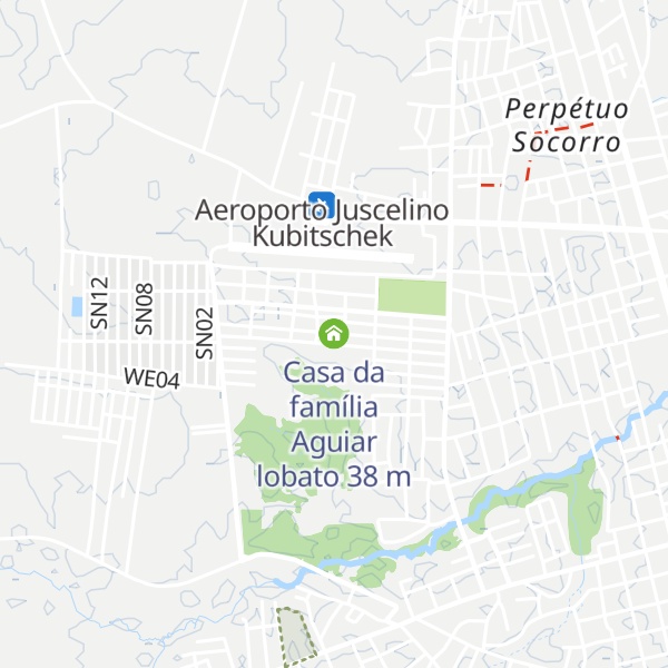 Map of Casa da família Aguiar lobato