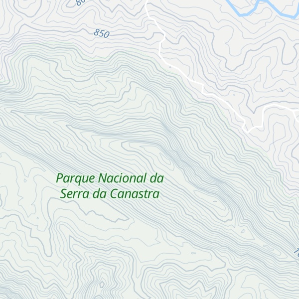 Map of Morro do Cafundó